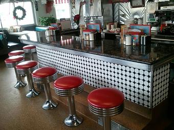 Interior - Bishop's 4th Street Diner in Newport, RI American Restaurants