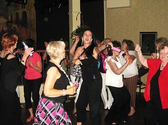Interior: Dancin' @ MEZZALUNA - Bistro Mezzaluna in Hilton Head Island, SC Restaurants/Food & Dining
