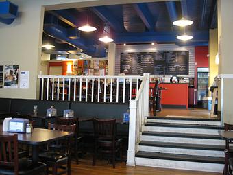 Interior - Blue Moon Burgers in South Lake Union - Seattle, WA Hamburger Restaurants