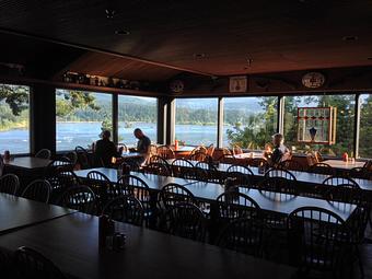 Interior - Bridgeside in Cascade Locks, OR Hamburger Restaurants