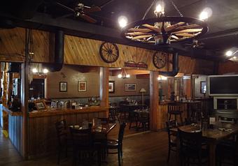 Interior: Dining Rooms - Buffalo Jump Saloon and Steakhouse in Beulah, WY American Restaurants