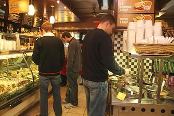 Interior - Cafe Basil in New York, NY American Restaurants