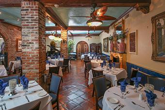 Interior - Cafe L'Europe in St. Armands Circle - Sarasota, FL French Restaurants