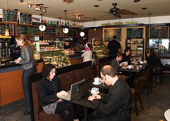 Interior - Cafe Mocha in East Village - New York, NY American Restaurants