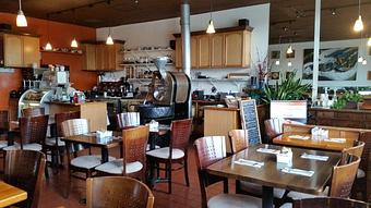 Interior - Caffe Latte in Los Angeles, CA American Restaurants