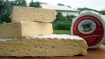 Interior: Buttercup Brie - Cherry Grove Farm in Lawrence Township, NJ Food & Beverage