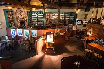 Interior: Lounge and Bar area - Chuck's Steak House in Restaurant Row - Myrtle Beach, SC Steak House Restaurants