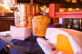Interior: Cheese station and Goldfish for Happy Hour - Chuck's Steak House in Restaurant Row - Myrtle Beach, SC Steak House Restaurants