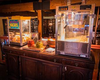 Interior: Happy Hour Popcorn and Nachos - Chuck's Steak House in Restaurant Row - Myrtle Beach, SC Steak House Restaurants