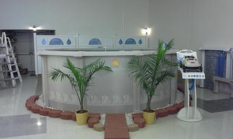 Interior: 12' Round Milano Above ground Pool Display - Clean H2O Center in Winchester, VA Commercial & Industrial Cleaning Services