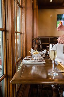 Interior: Lunch is a member favorite at Crosswater during the Summer months! - The Grille At Crosswater - The Grille in Sunriver, OR Pubs