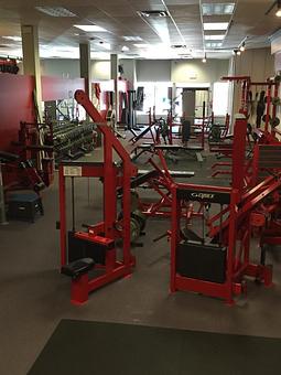 Interior: Front View of Gym - CT Fit 24 in McPherson, KS Sports & Recreational Services