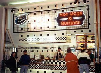 Interior - Dave's Famous T & L Hot Dogs in Morgantown, WV Sandwich Shop Restaurants