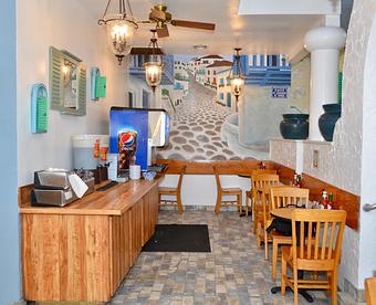 Interior: Blanco 410 location est. 1979 - Demo's Greek Food in San Antonio, TX Greek Restaurants