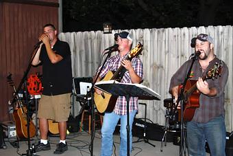 Interior: Live Music Out Back on the Patio - Dexfield Diner and Pub in Redfield, IA Sandwich Shop Restaurants