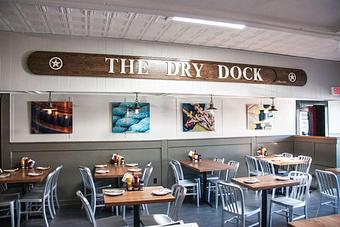 Interior - Dry Dock Bar & Grille in Norwalk, CT American Restaurants
