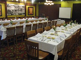 Interior: One of two private dining rooms at Earl Abel's - Earl Abel's - Take Out: in Alamo Heights - San Antonio, TX American Restaurants