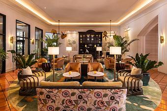 Interior: The Great Room - Essensia Restaurant at The Palms Hotel & Spa in Miami Beach - Miami Beach, FL Global Restaurant