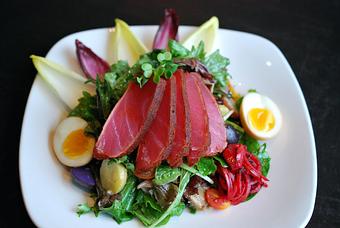 Interior: Asian Nicoise Salad - Fats Asia Bistro in Roseville - Roseville, CA Chinese Restaurants