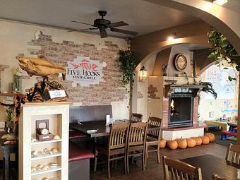 Interior - Five Hooks Fish Grill in Seattle, WA Sandwich Shop Restaurants