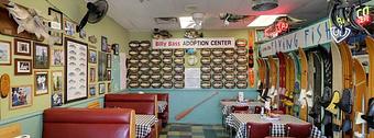 Interior: Flying Fish - Billy Bass Adoption Center - Flying Fish in Dallas, TX Seafood Restaurants