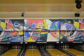 Interior - Foothills Bowling Center in Auburn, CA Bars & Grills