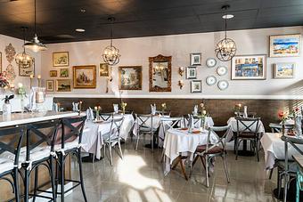 Interior - French Rotisserie Café in Palm Desert - Palm Desert, CA Bars & Grills