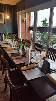 Interior: Private banquet room for parties of up to 16 diners - Girardi's Osteria in Edmonds, WA Italian Restaurants