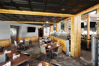 Interior - Grindstone on the Monon in Westfiled, IN American Restaurants