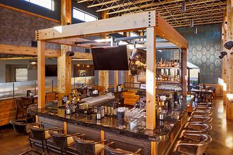 Interior - Grindstone on the Monon in Westfiled, IN American Restaurants