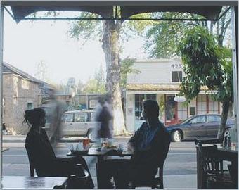 Interior - Grounds in Murphys, CA American Restaurants
