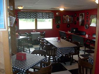 Interior - Hard Luck Cafe in Gravette, AR American Restaurants