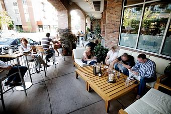 Interior: Trellis Front Porch - Hearth in Kirkland, WA Organic Restaurants