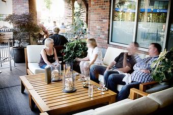 Interior: Trellis Front Porch - Hearth in Kirkland, WA Organic Restaurants