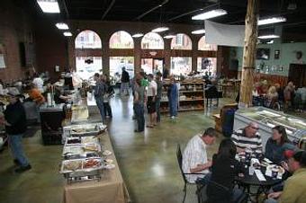 Interior: Hermann Wurst Haus Deli & Private Party Seating - Hermann Wurst Haus in Historic Downtown Hermann - Hermann, MO Delicatessen Restaurants