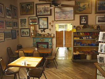 Interior - Hillsboro General Store in Hillsboro New Mexico Historical District - Hillsboro, NM American Restaurants