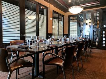 Interior: Private Dining - Coaches Corner Room - Hops n' Sprockets in Roanoke, VA American Restaurants