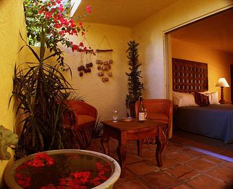 Interior: Private Courtyards - Hotel PepperTree in Anaheim, CA Hotels & Motels
