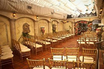 Interior: Wedding Ceremony - Il Cielo in Beverly Hills - Beverly Hills, CA Italian Restaurants