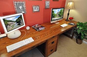 Interior: Home-office desk_1 - Invision Design Partners, in Rochester, NY Graphic Design Services