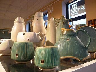 Interior - Iowa Artisans Gallery in Iowa City, IA Art Galleries & Dealers