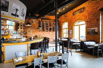 Interior - Iron Bay Restaurant & Drinkery in Marquette, MI American Restaurants Interior - Iron Bay Restaurant & Drinkery in Marquette, MI American Restaurants