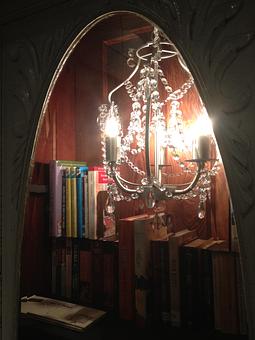 Interior: Our "Little" Free Library! - Kaukauna Coffee and Tea in Kaukauna, WI Sandwich Shop Restaurants