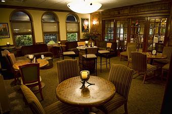 Interior: Lounge and Bar seating - La Casa Pasta Restaurant in Newark, DE Italian Restaurants