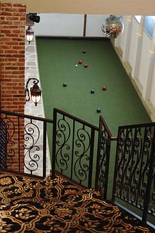Interior: Indoor Bocce Ball Court - La Scala in Little Italy - Baltimore, MD Italian Restaurants