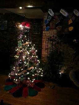 Interior: Christmas time at Lagniappe - Lagniappe Cajun Creole Eatery in Marquette, MI Seafood Restaurants