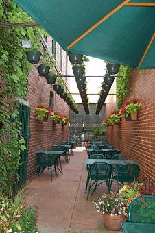 Interior - Landmark Cafe & Creperie in Galesburg, IL American Restaurants