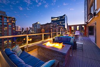 Interior: Elevate your viewpoint - Level 9 Rooftop Bar in East Village - San Diego, CA American Restaurants