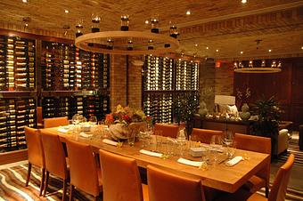 Interior: Luma’s private dining room, The Cellar - Luma on Park in Winter Park, FL American Restaurants