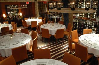 Interior: The Cellar can seat 48 people - Luma on Park in Winter Park, FL American Restaurants